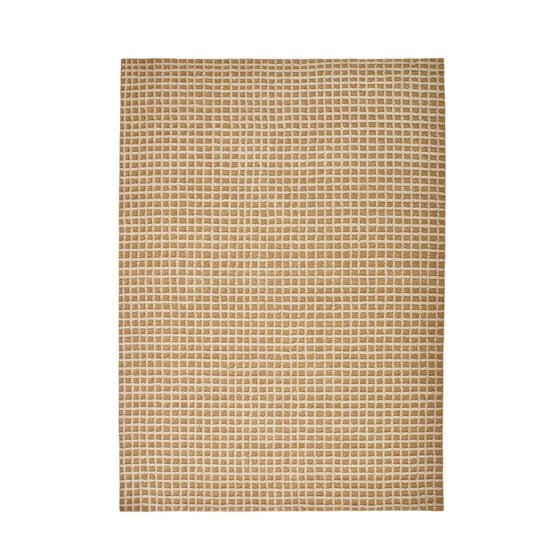 Checkered Beige Rug