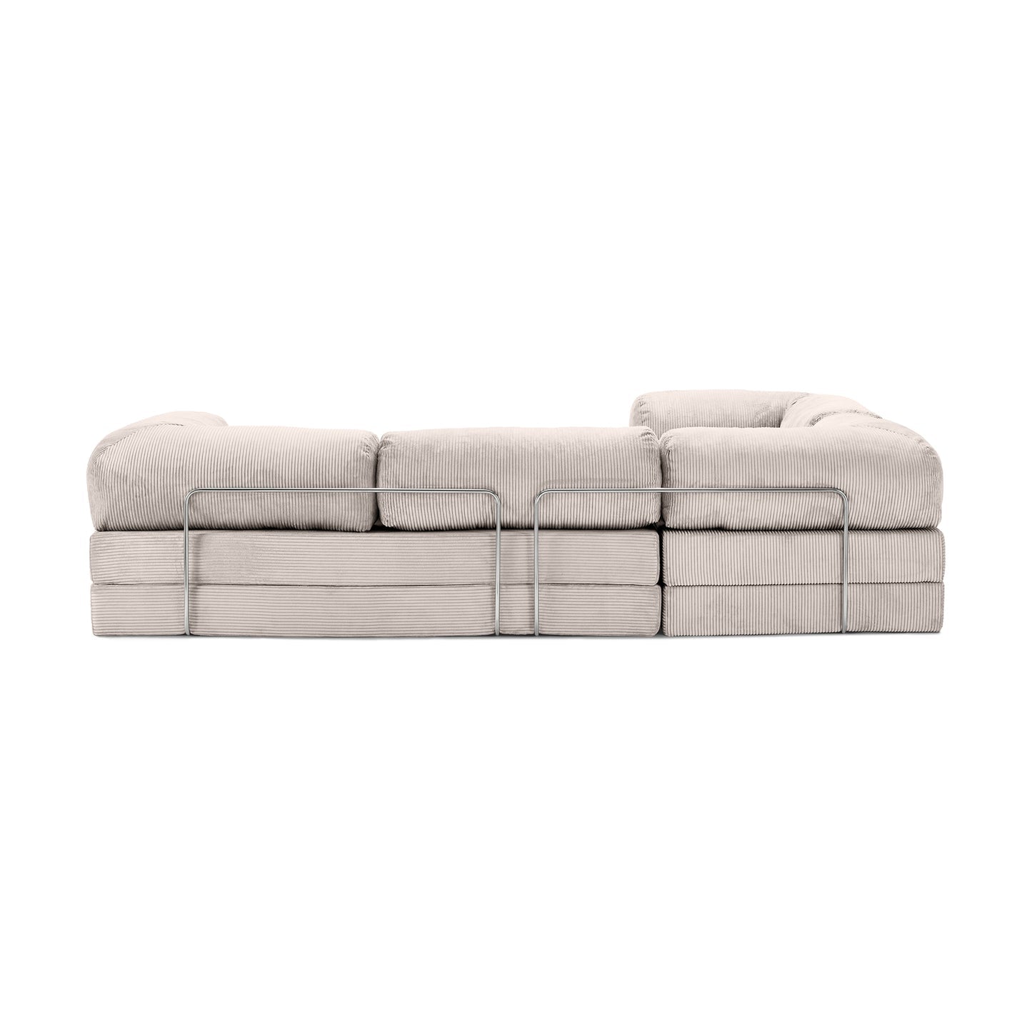 Teddy Sofa Closed End L-Shape - Off white