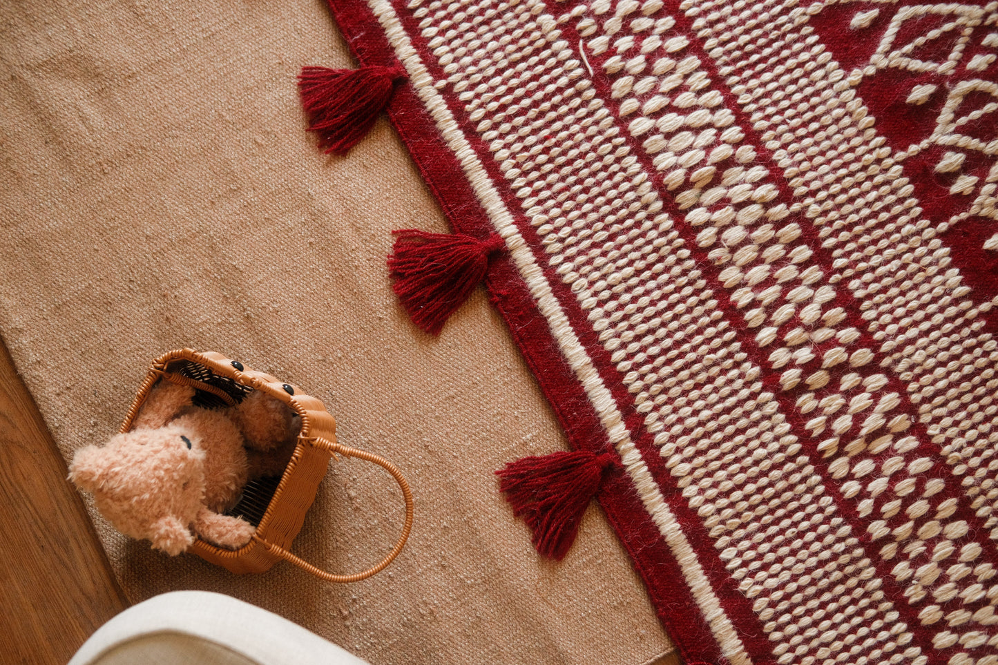 Marrakech Rug - Burgundy - Bohowoodland