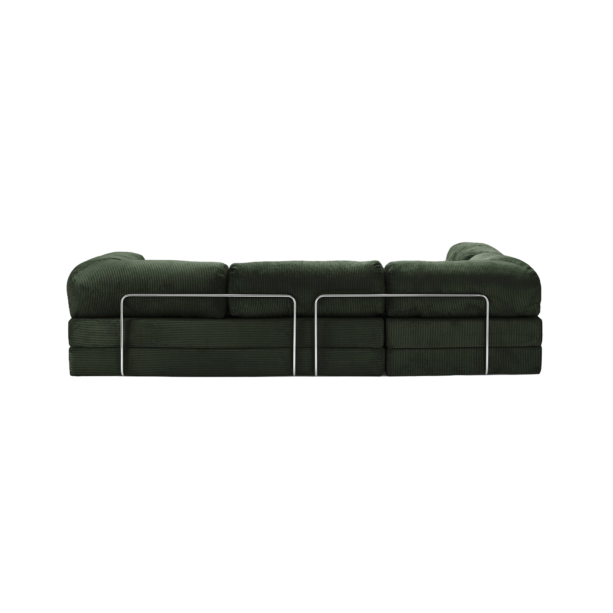 T-Sofa L-Shape - Open End Emerald