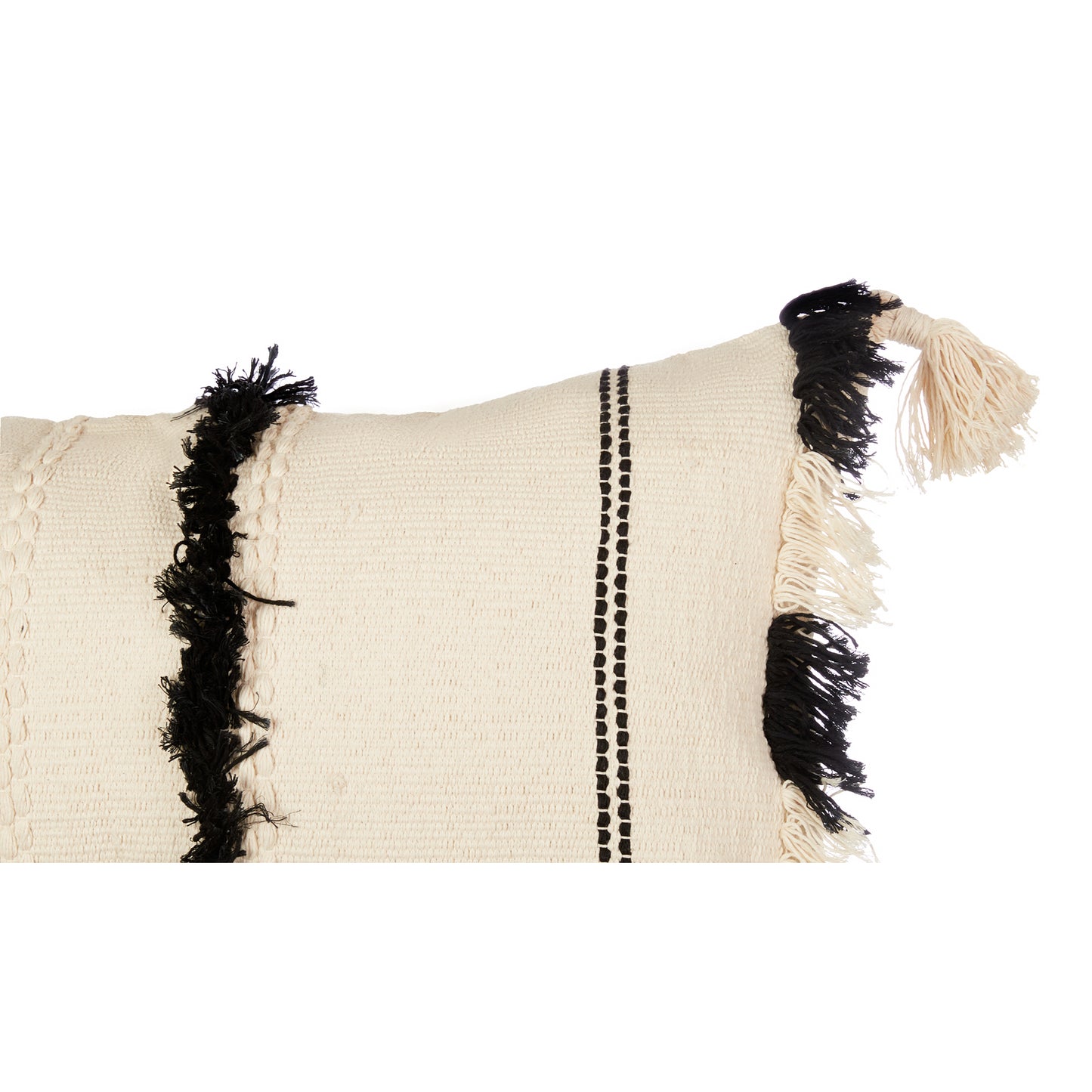 Black & white Tufted Cushion