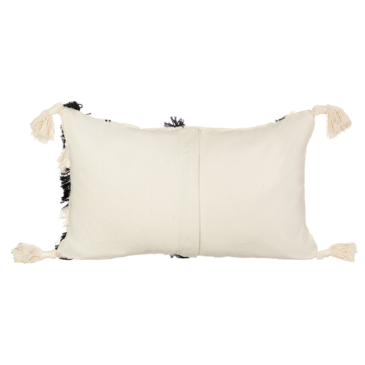 Black &amp; white Tufted Cushion