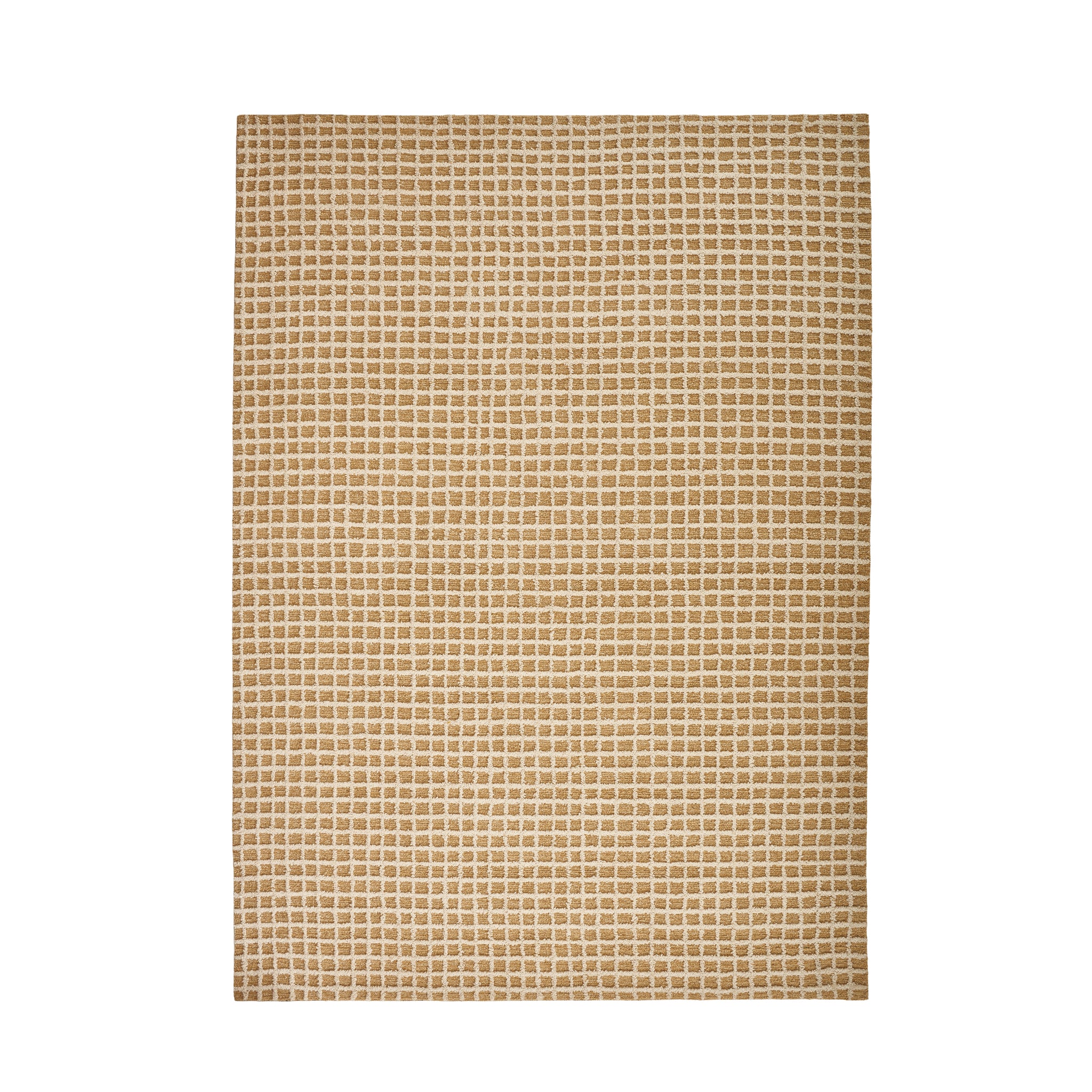 Checkered Beige Rug