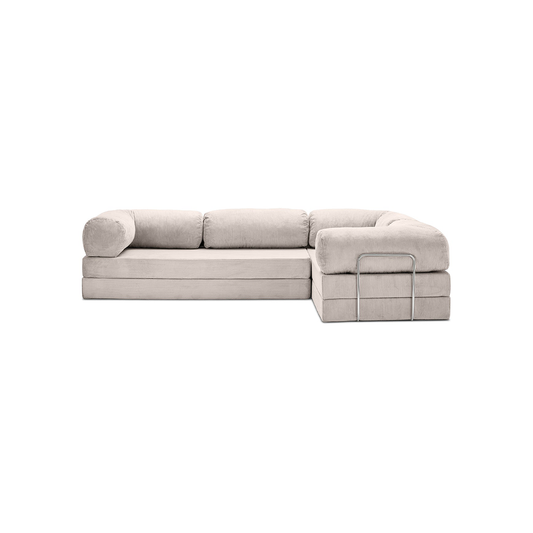 Teddy Sofa Closed End L-Shape - Off white