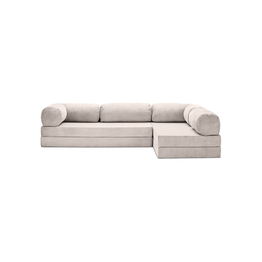Teddy Sofa Open End L-Shape - Off white