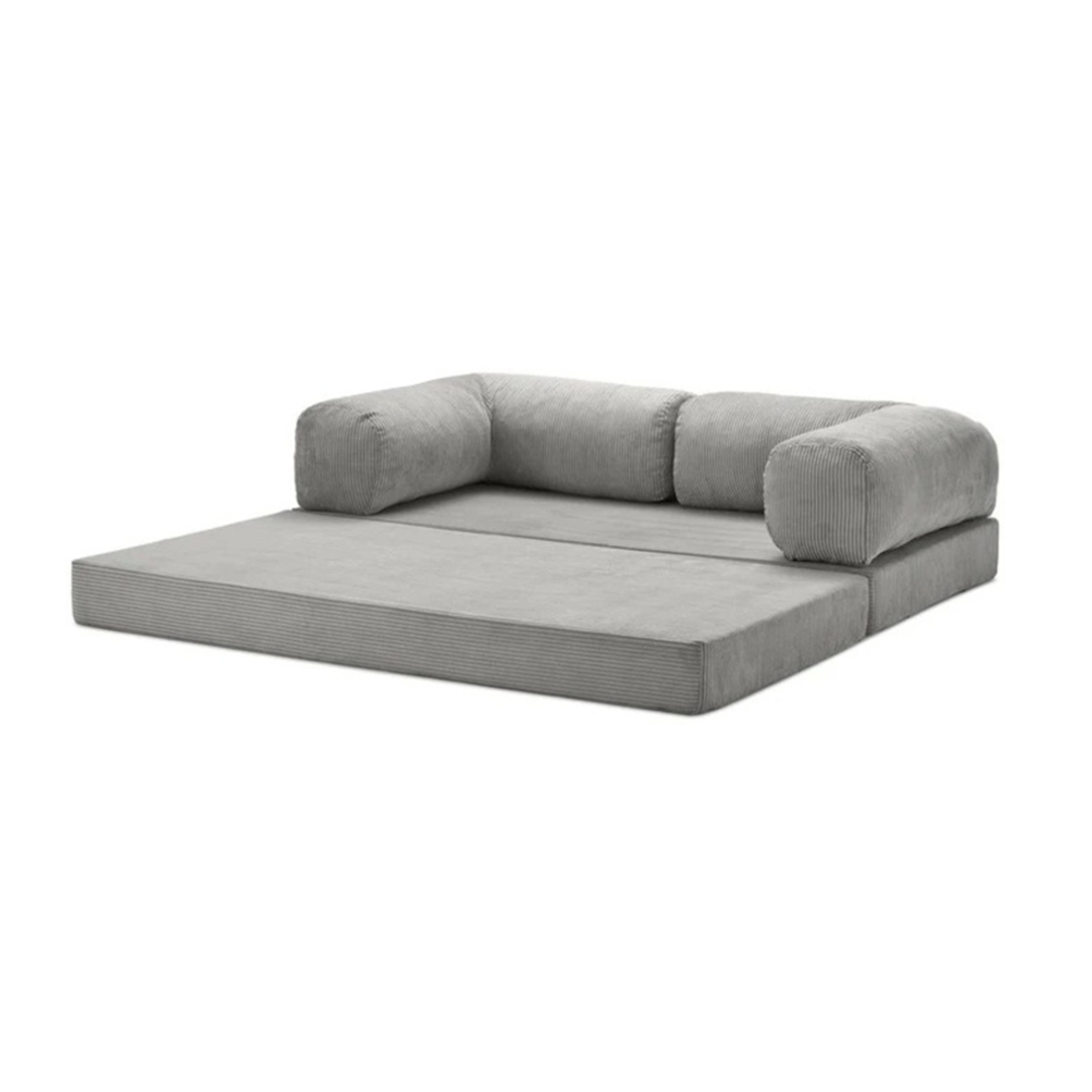 Teddy Sofa Love Seat - Light Grey