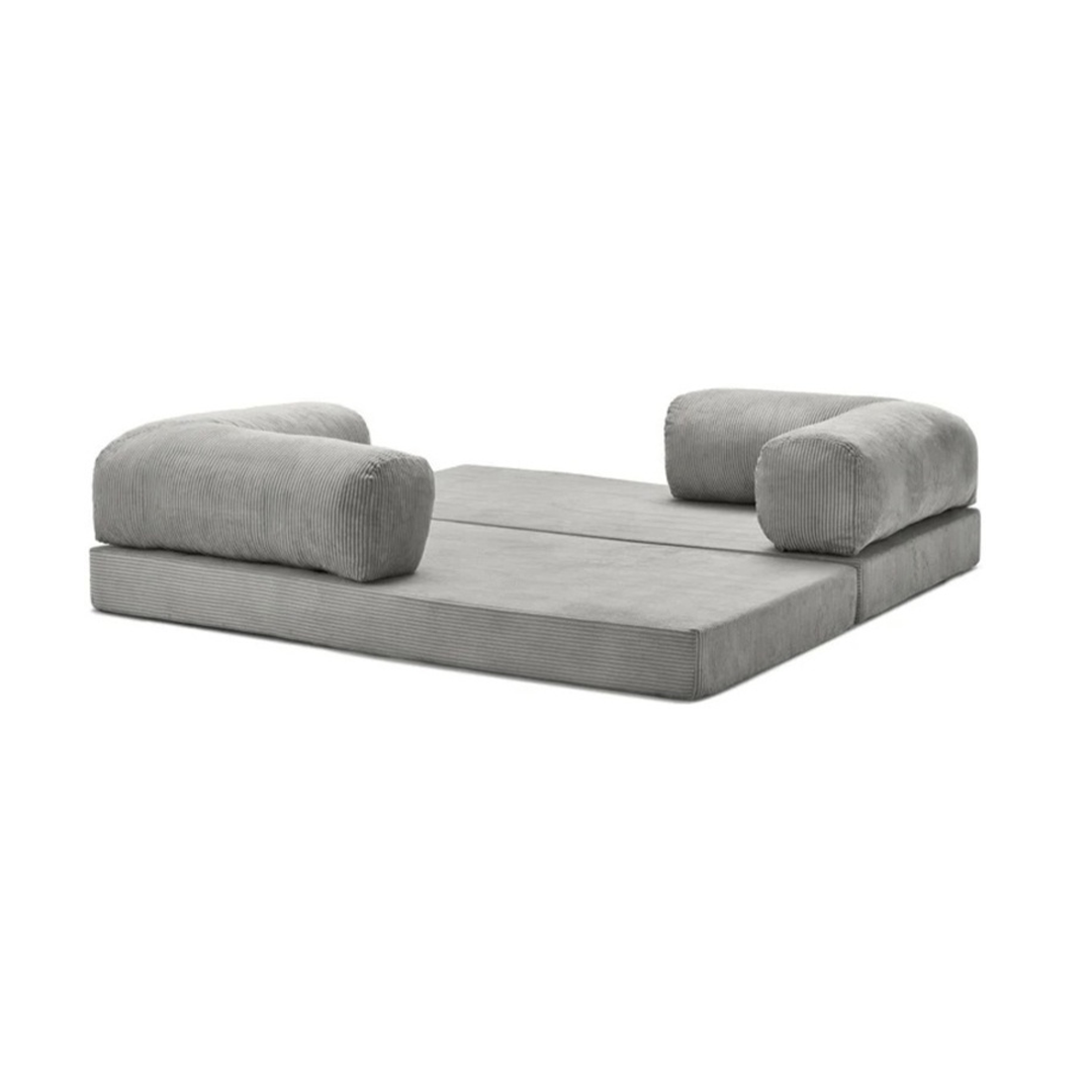 Teddy Sofa Love Seat - Light Grey