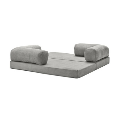 Teddy Sofa Love Seat - Light Grey