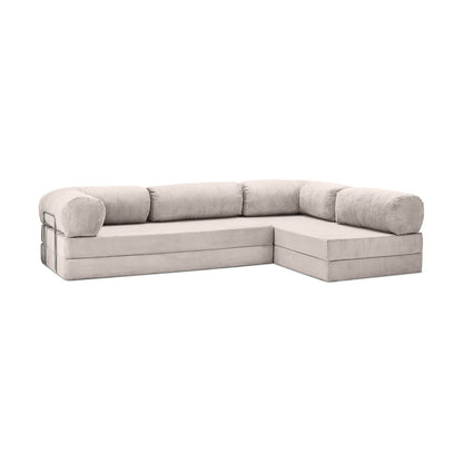 Teddy Sofa Open End L-Shape - Off white
