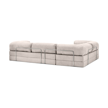 Teddy Sofa Closed End L-Shape - Off white