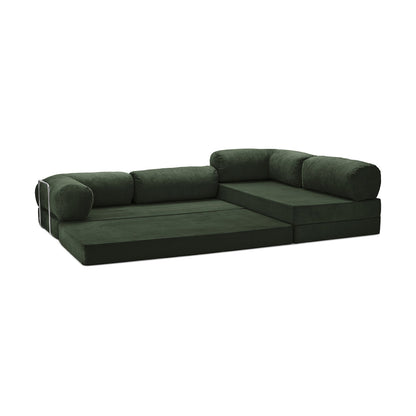 Teddy Sofa Open End L-Shape - Emerald