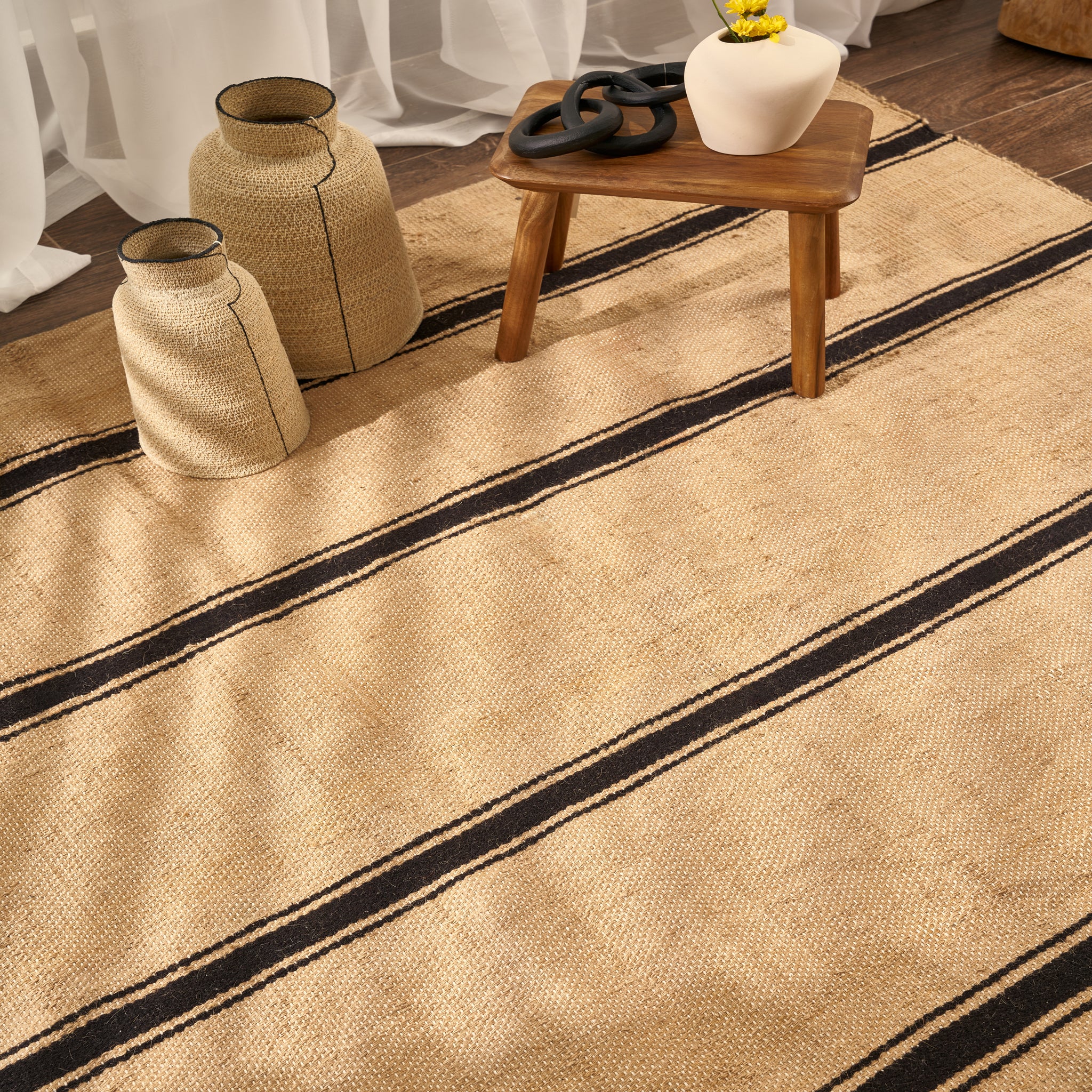 Stria Weave Jute Rug