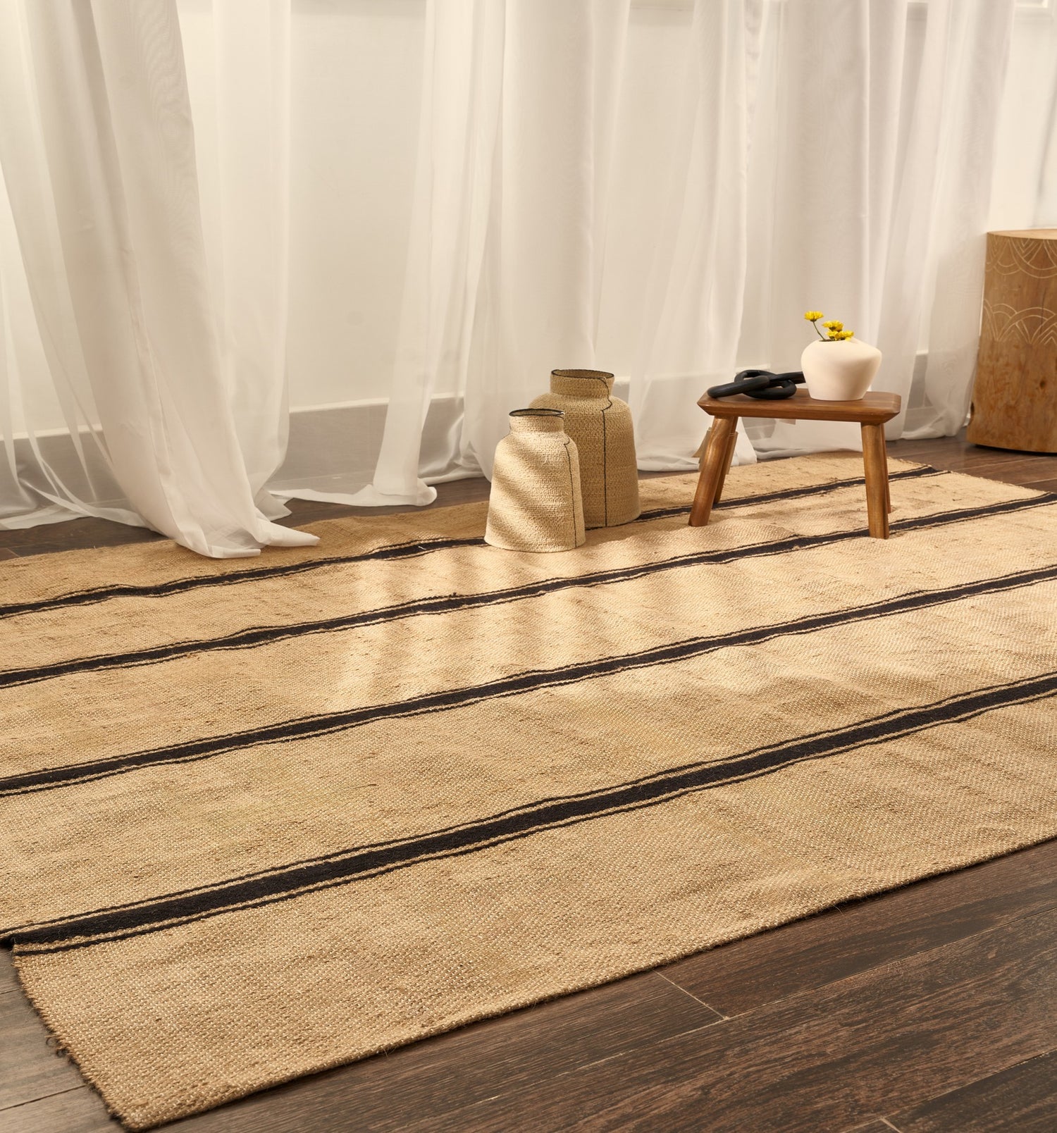 Stria Weave Jute Rug