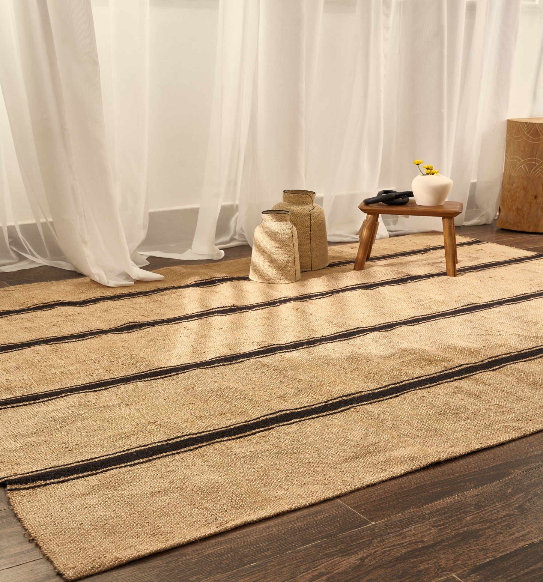 Stria Weave Jute Rug