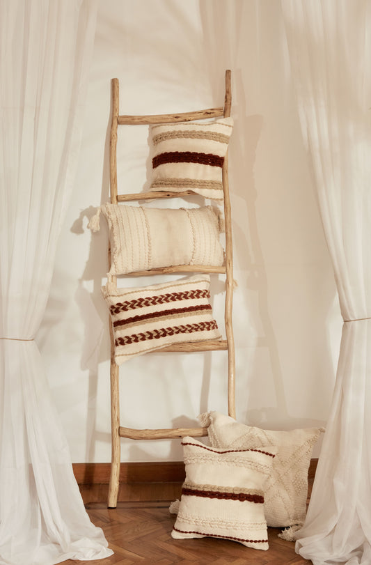 Aran Cushion Covers Set - Set of 3 - Bohowoodland