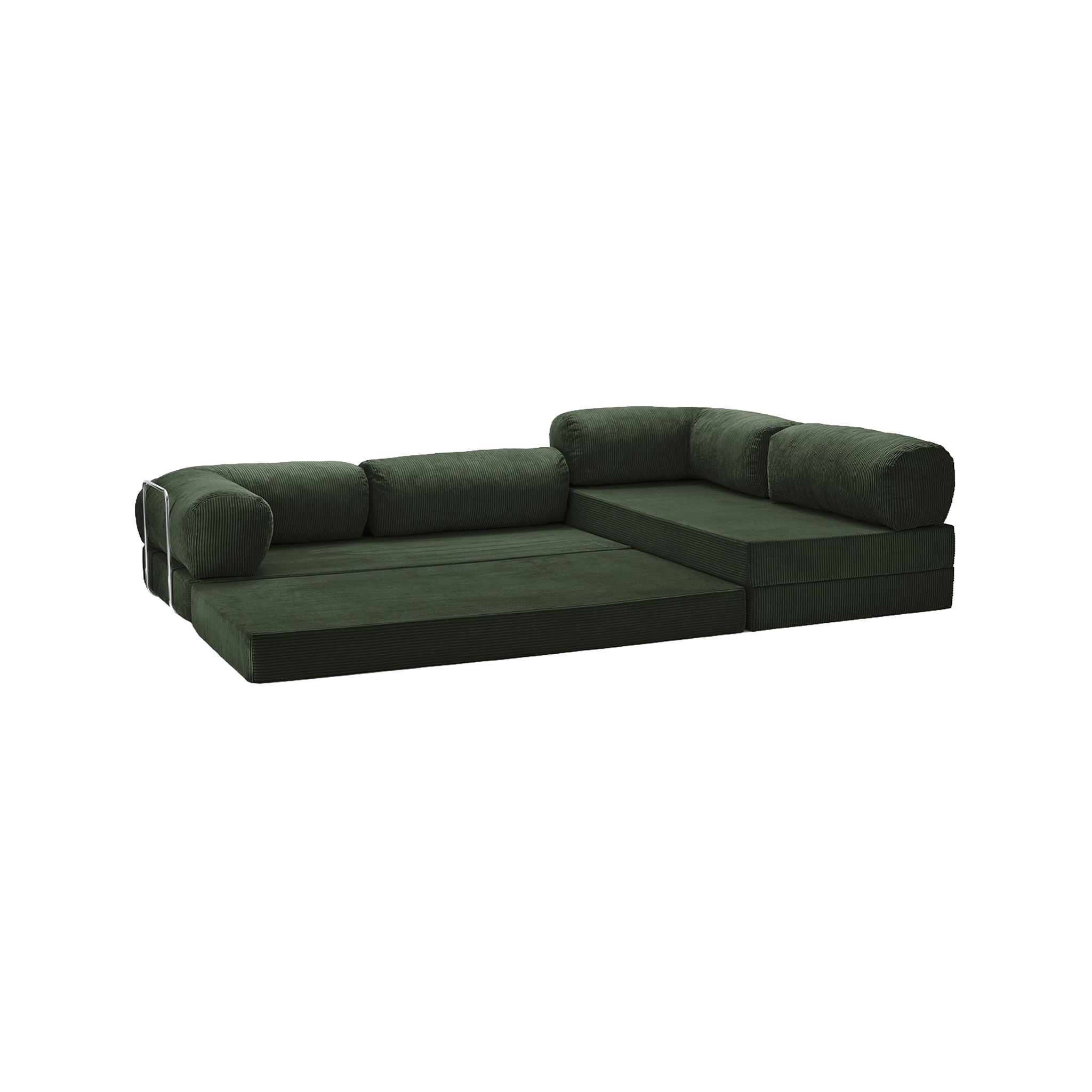 T-Sofa L-Shape - Open End Emerald