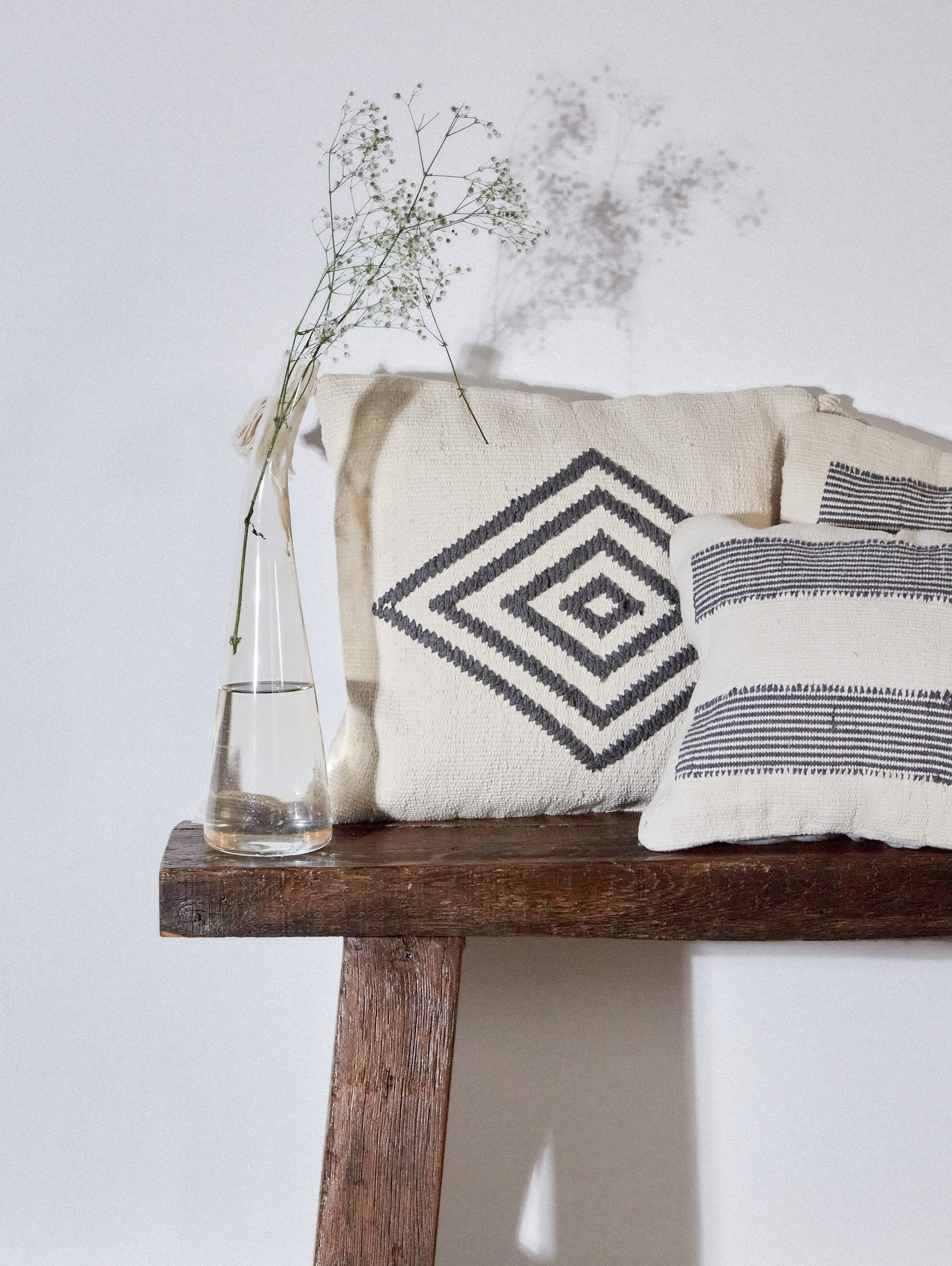 Diamond Cushion Covers Set -Set of 3 - Bohowoodland