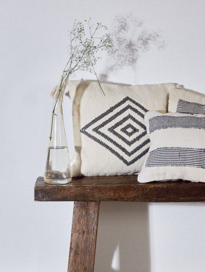 Diamond Cushion Covers Set -Set of 3 - Bohowoodland