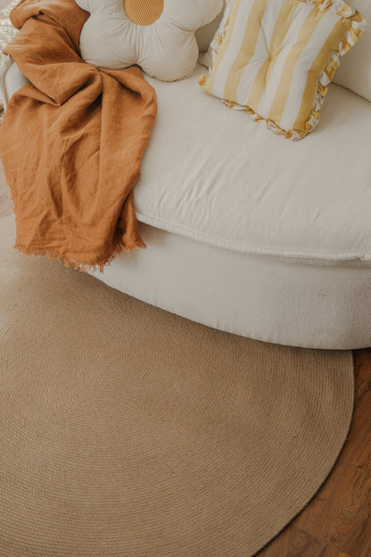 Jute Round Rug - Bohowoodland