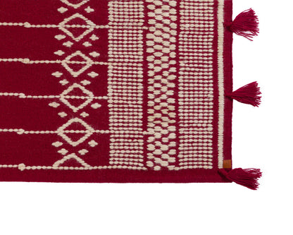 Marrakech Rug - Burgundy - Bohowoodland