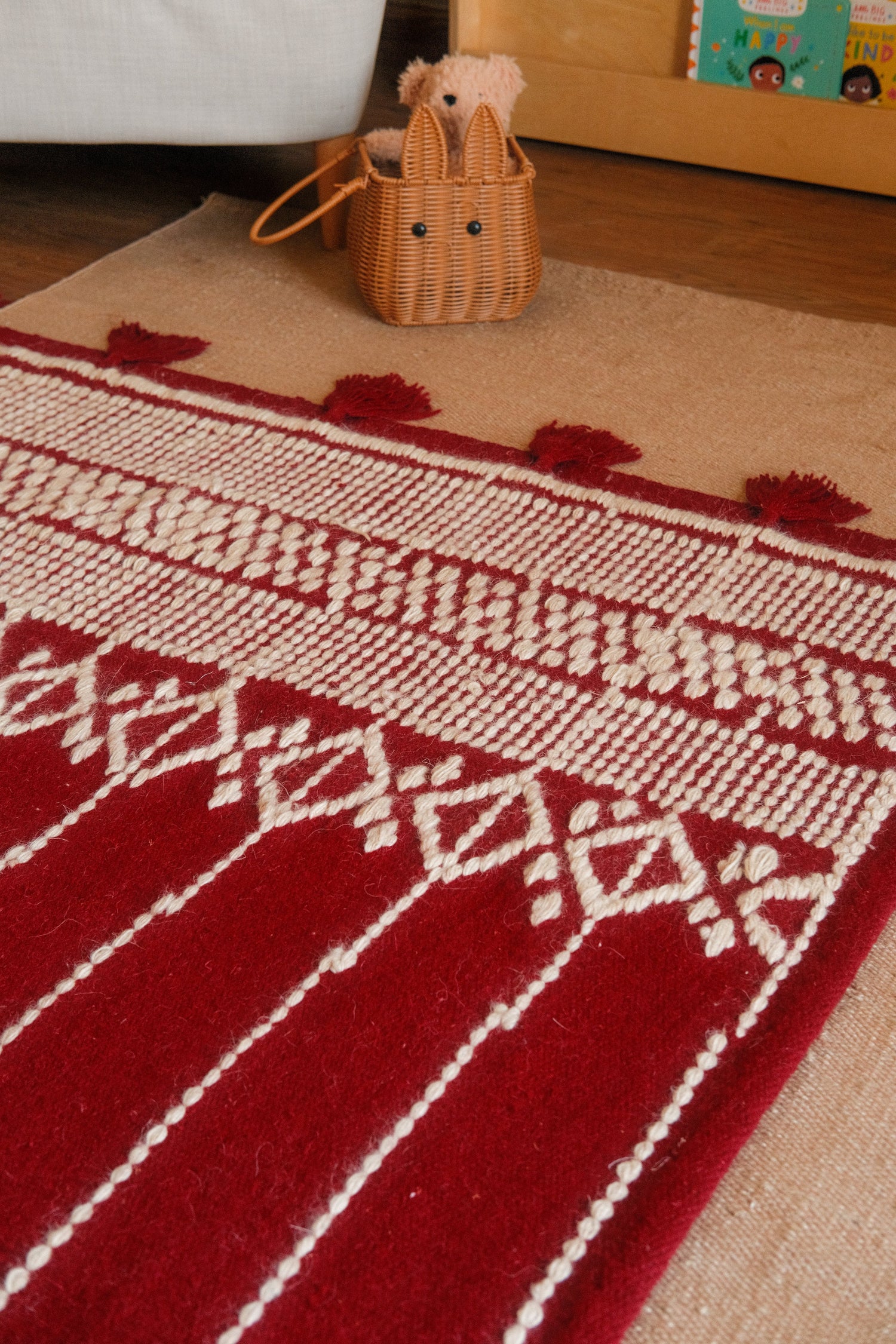 Marrakech Rug - Burgundy - Bohowoodland