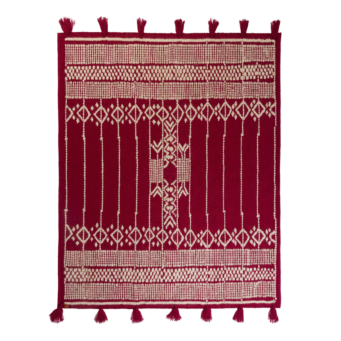 Marrakech Rug - Burgundy - Bohowoodland
