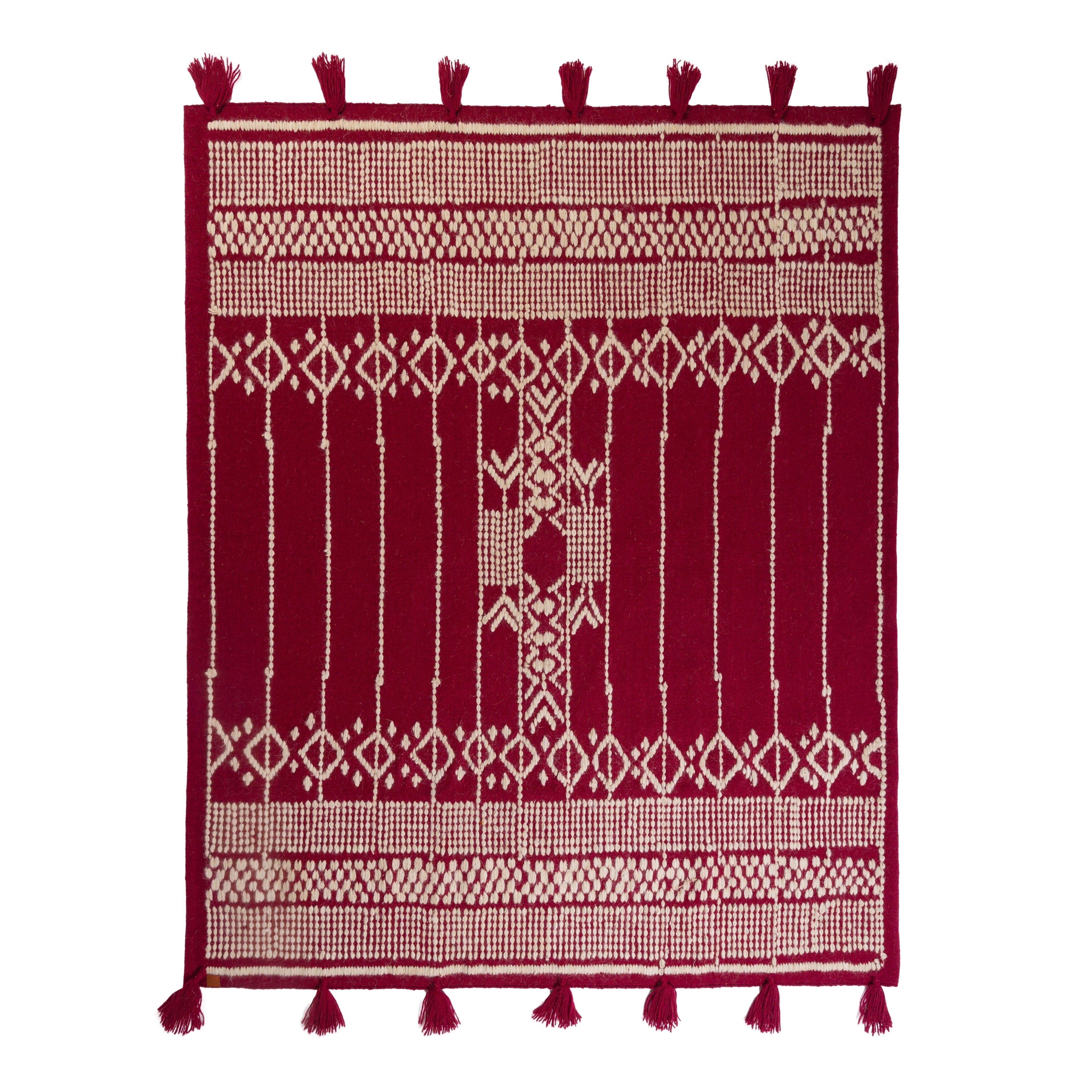 Marrakech Rug - Burgundy - Bohowoodland
