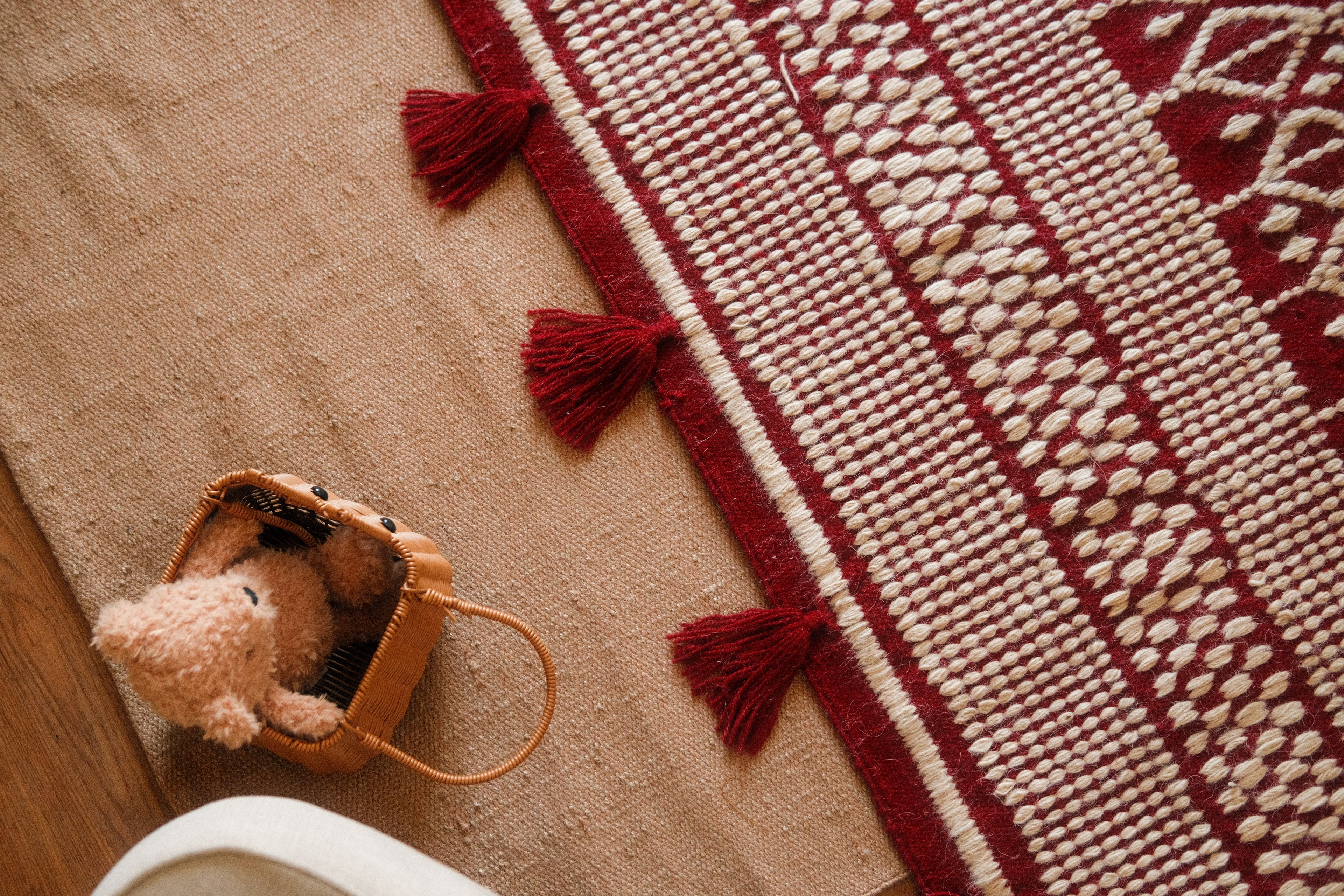 Marrakech Rug - Burgundy - Bohowoodland