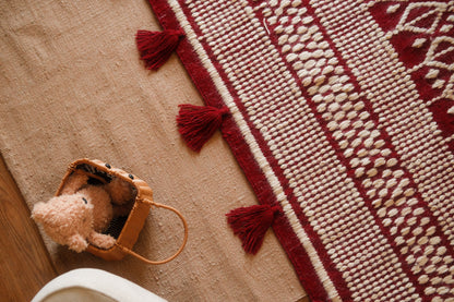 Marrakech Rug - Burgundy - Bohowoodland