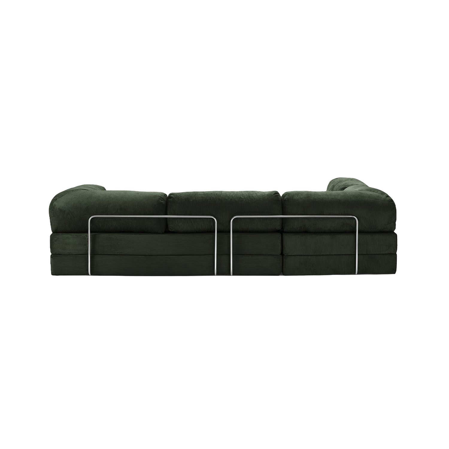 T-Sofa L-Shape - Open End Emerald