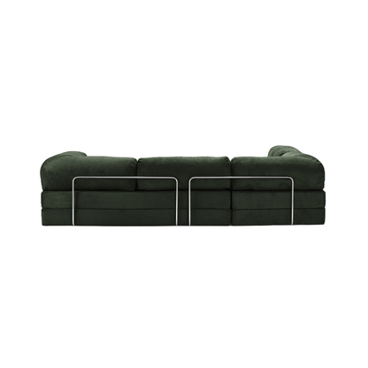 T-Sofa L-Shape - Open End Emerald