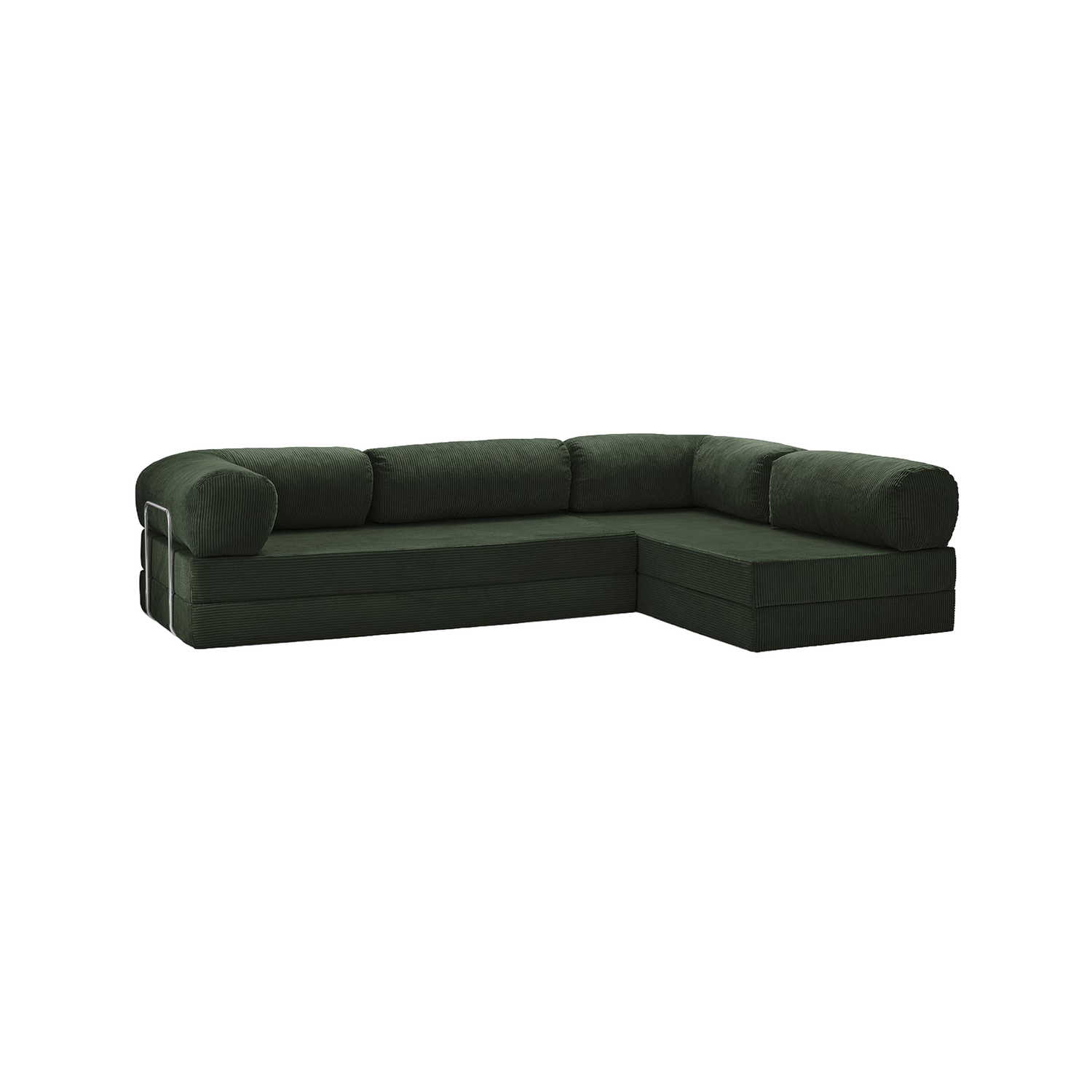 T-Sofa L-Shape - Open End Emerald