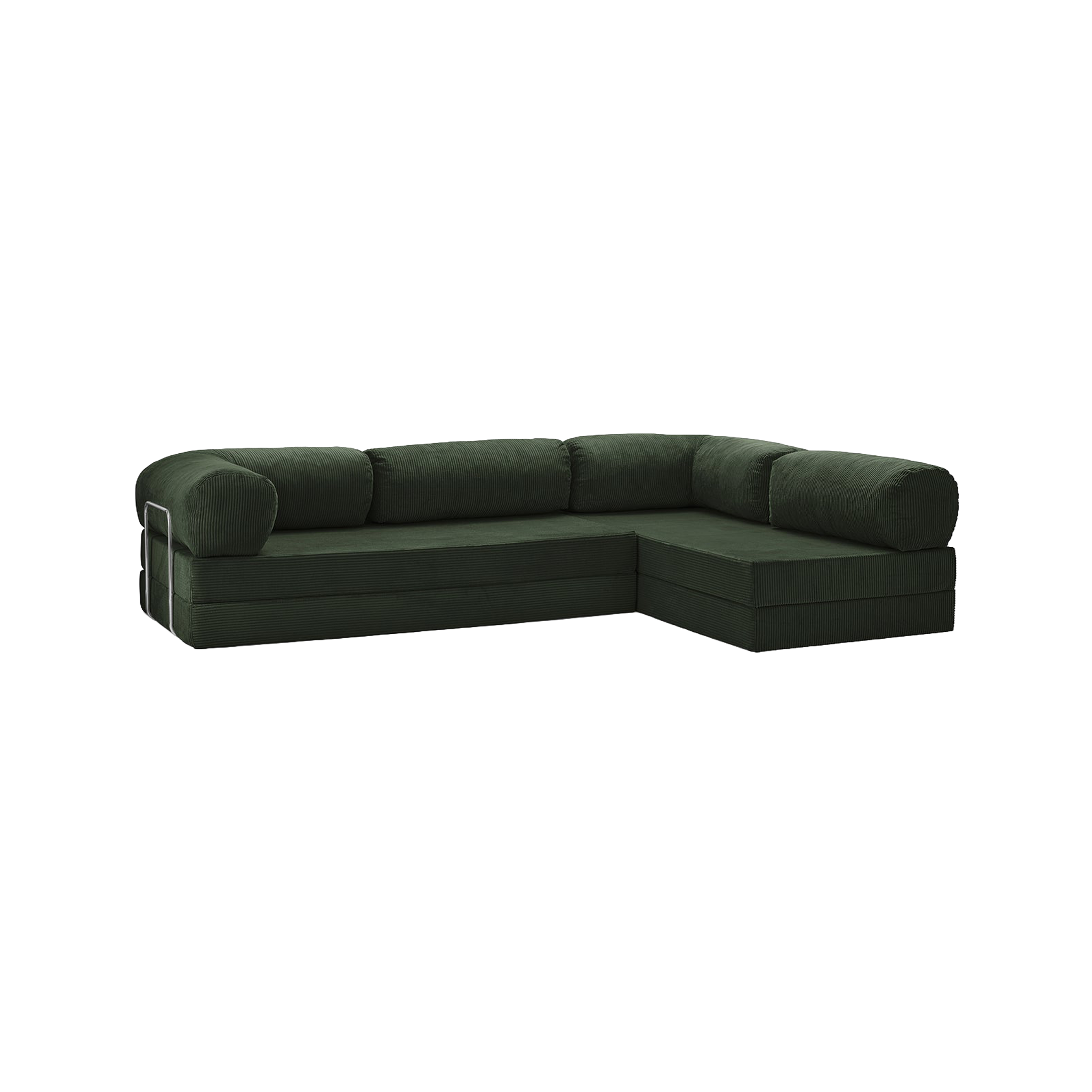 T-Sofa L-Shape - Open End Emerald