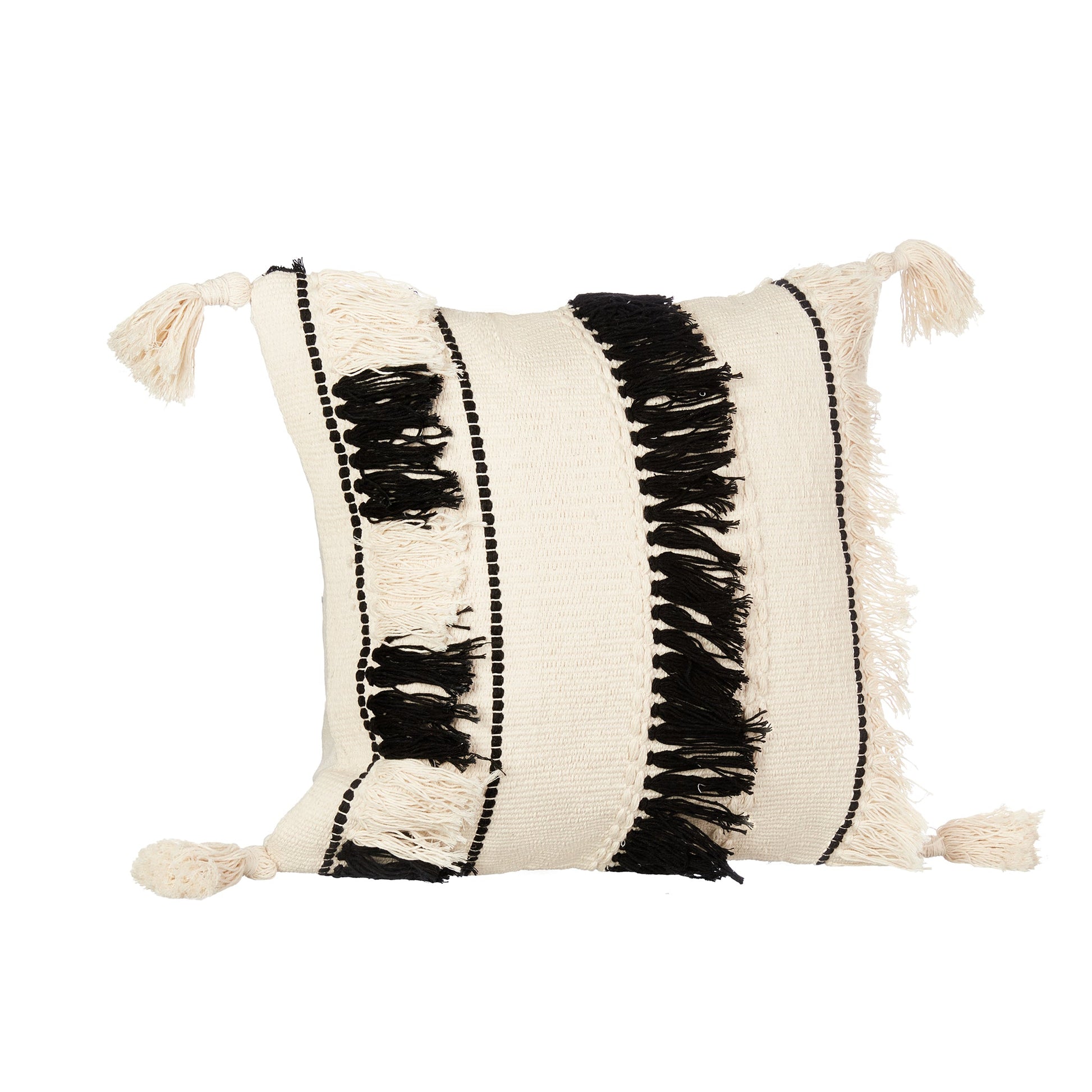 Black & white Tufted Cushion - Bohowoodland