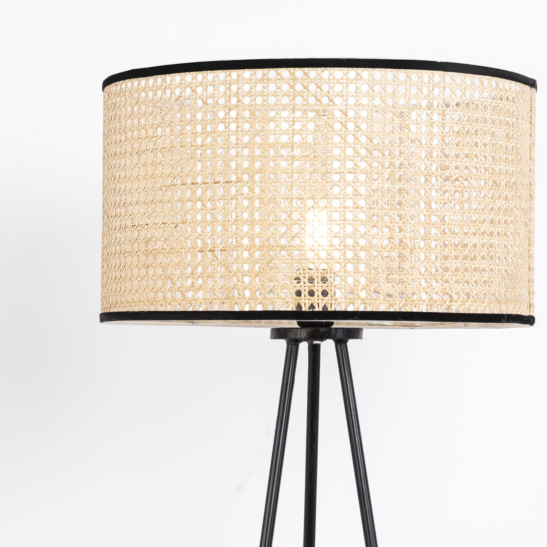 Cane Black Edge Floor lamp - Bohowoodland