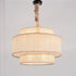 Cane & Wicker Chandelier - Beige - Bohowoodland