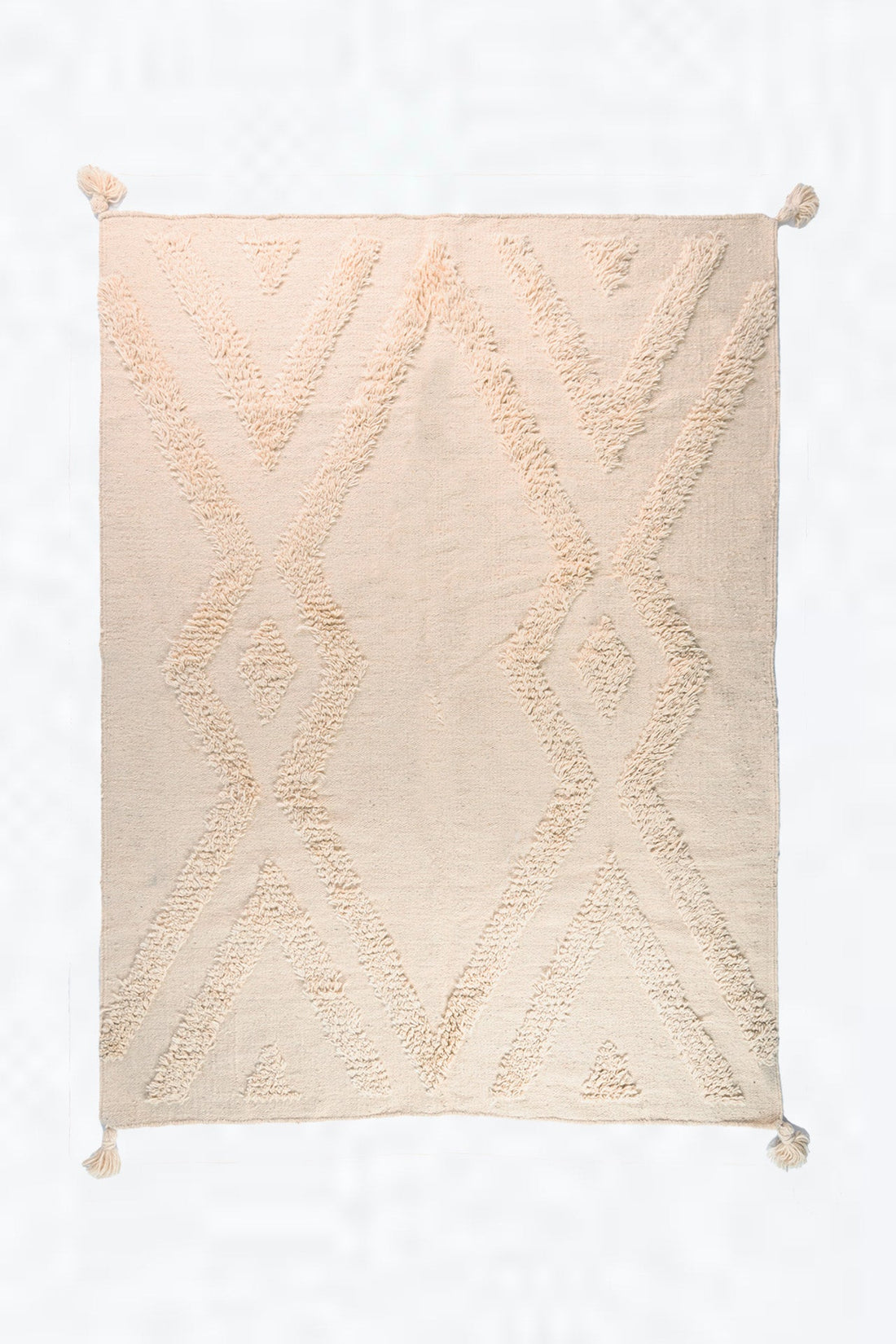 Ivory Tufted Rug - Bohowoodland