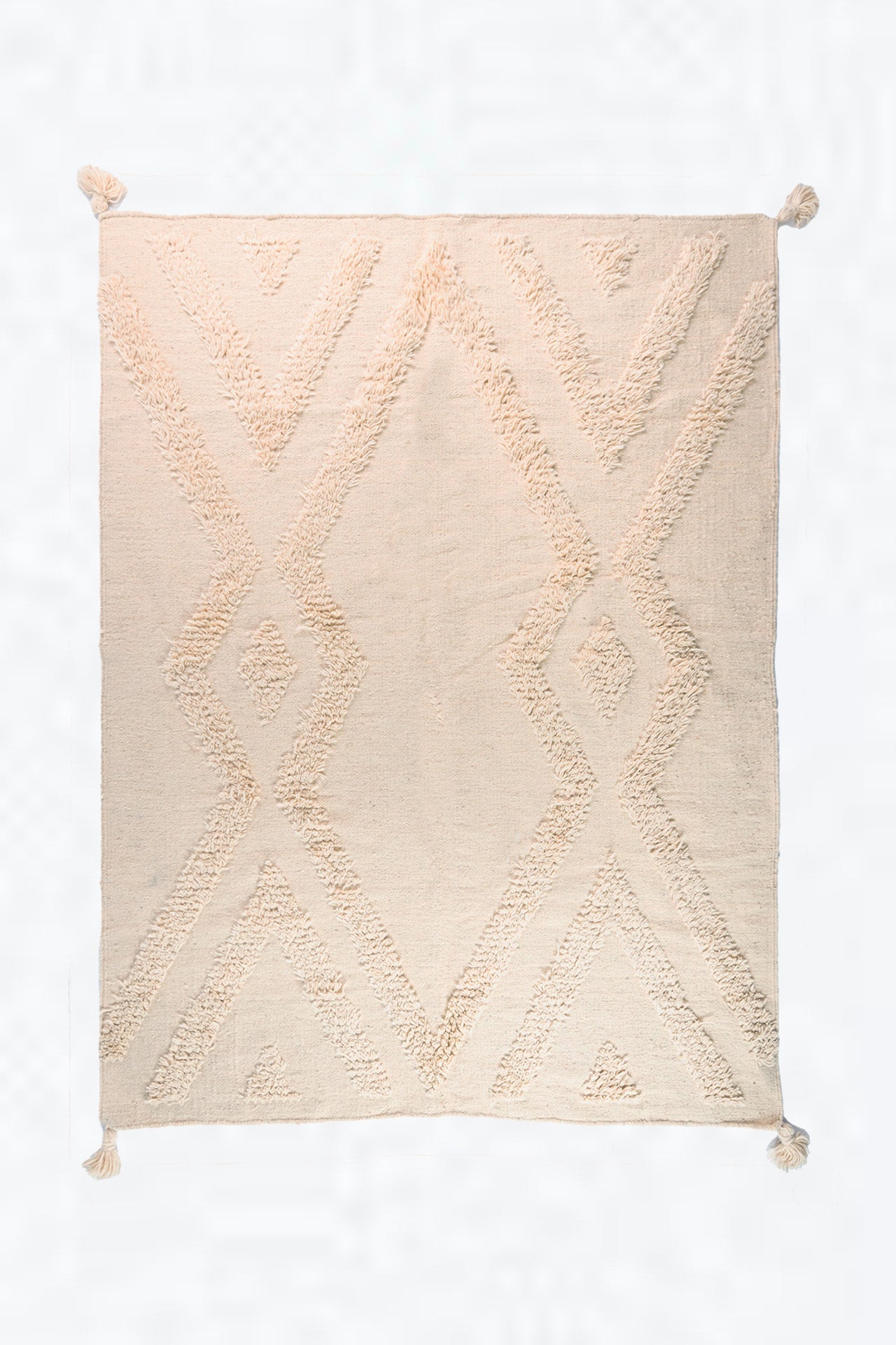 Ivory Tufted Rug - Bohowoodland
