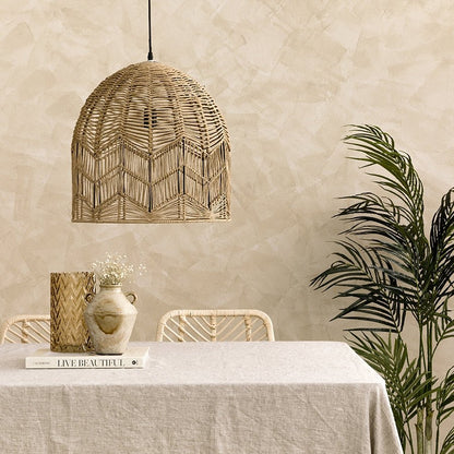 Rattan lamp Pendant - Bohowoodland