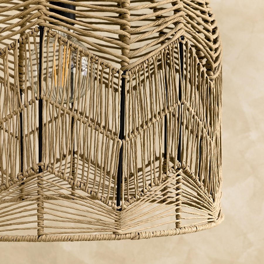 Rattan lamp Pendant - Bohowoodland