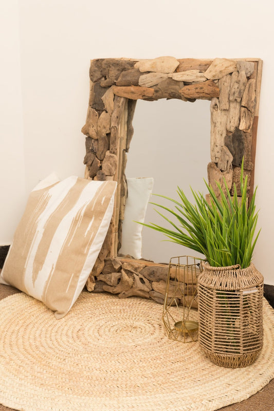 Rectangle Driftwood Mirror - Bohowoodland