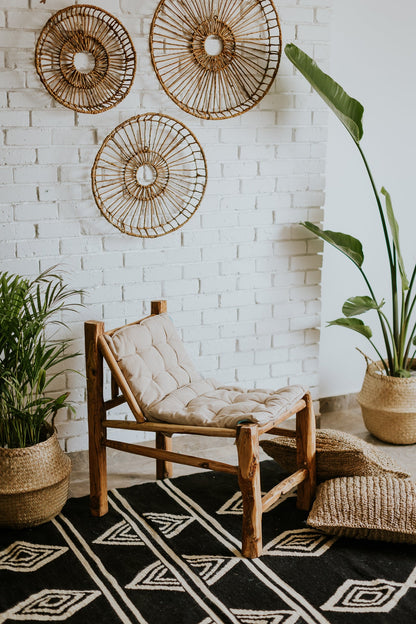 Swirl Wheel Wall basket Set - Bohowoodland