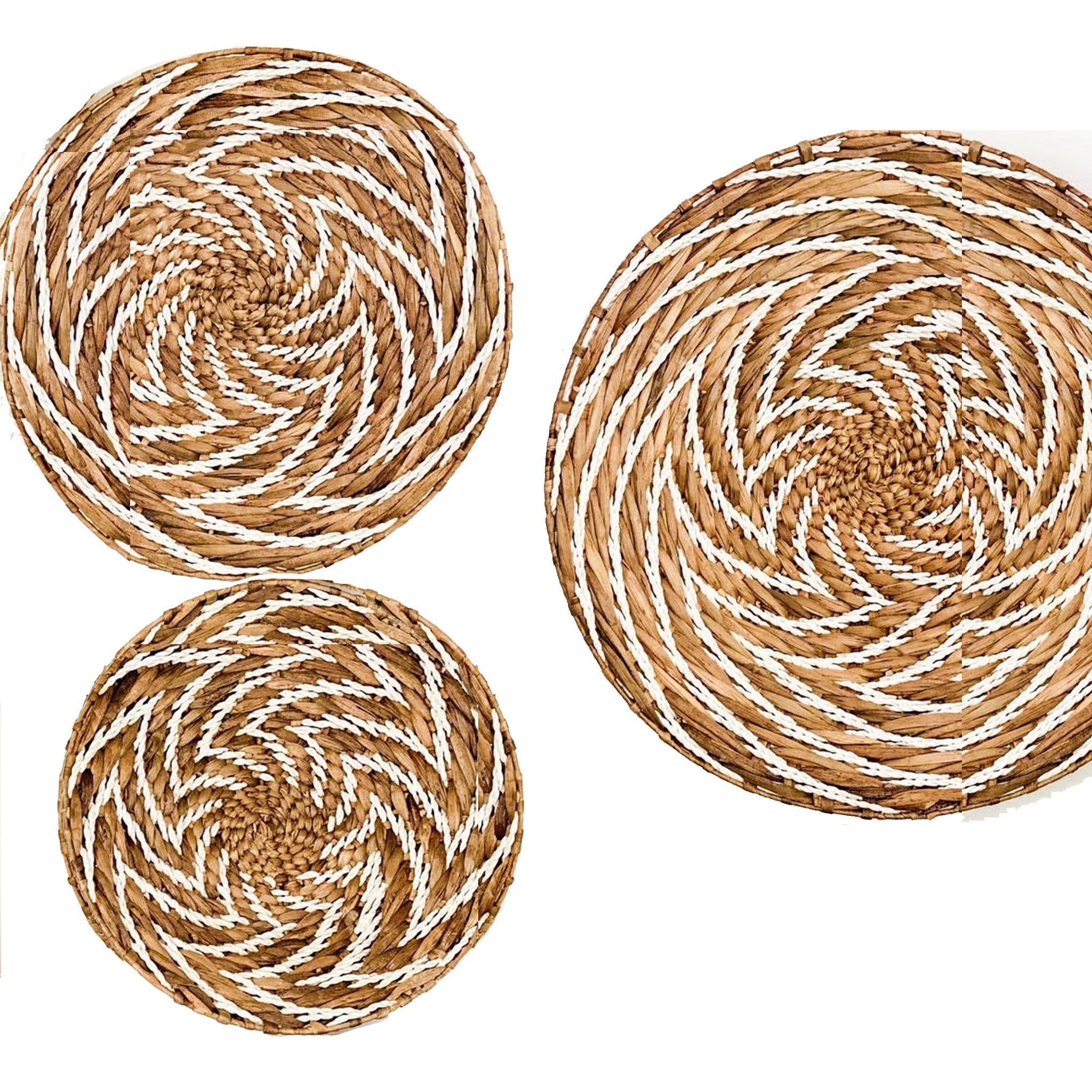 Zigzag Wall Basket Set - Bohowoodland