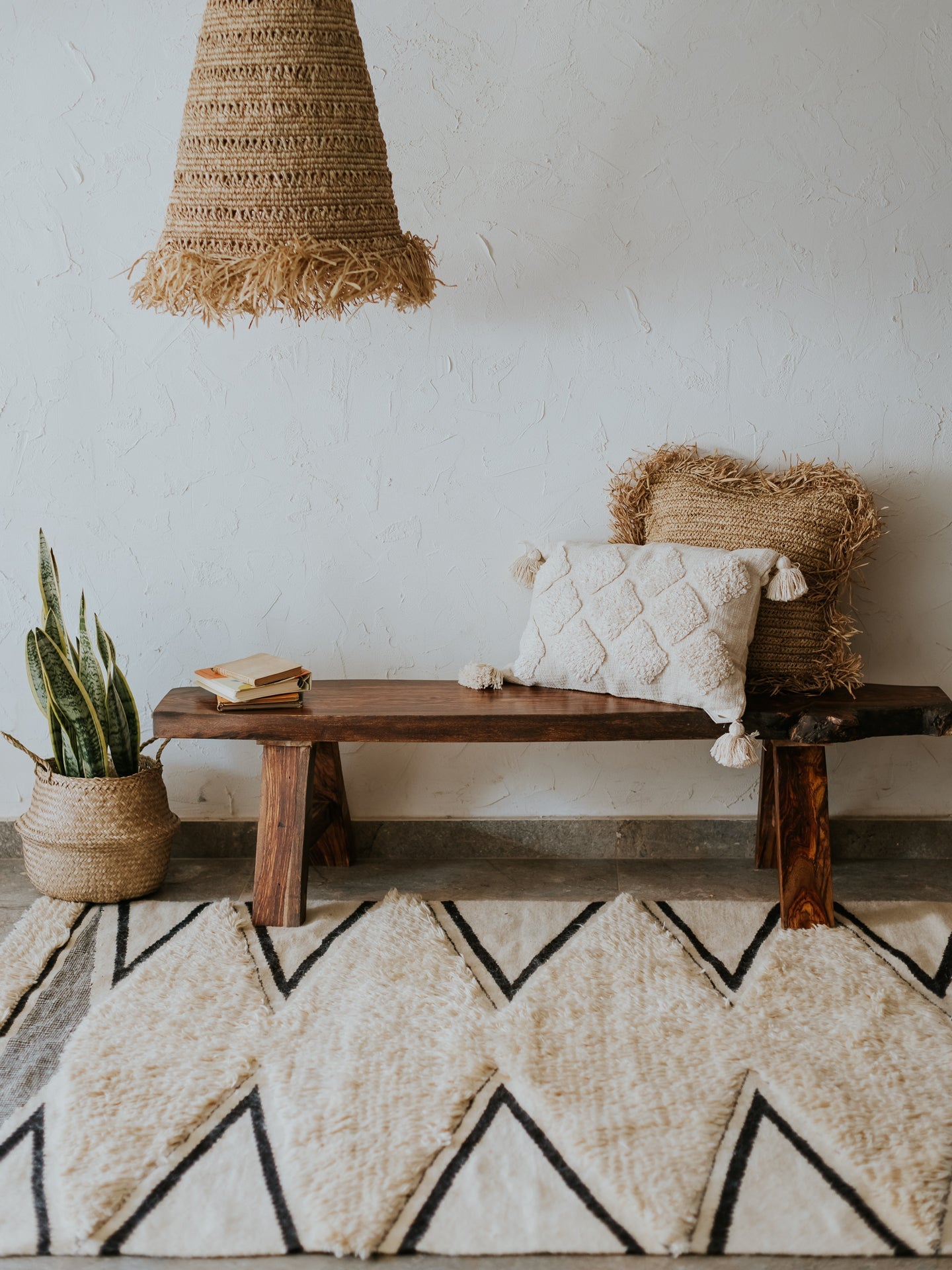 Zoela Entryway Bench - Bohowoodland